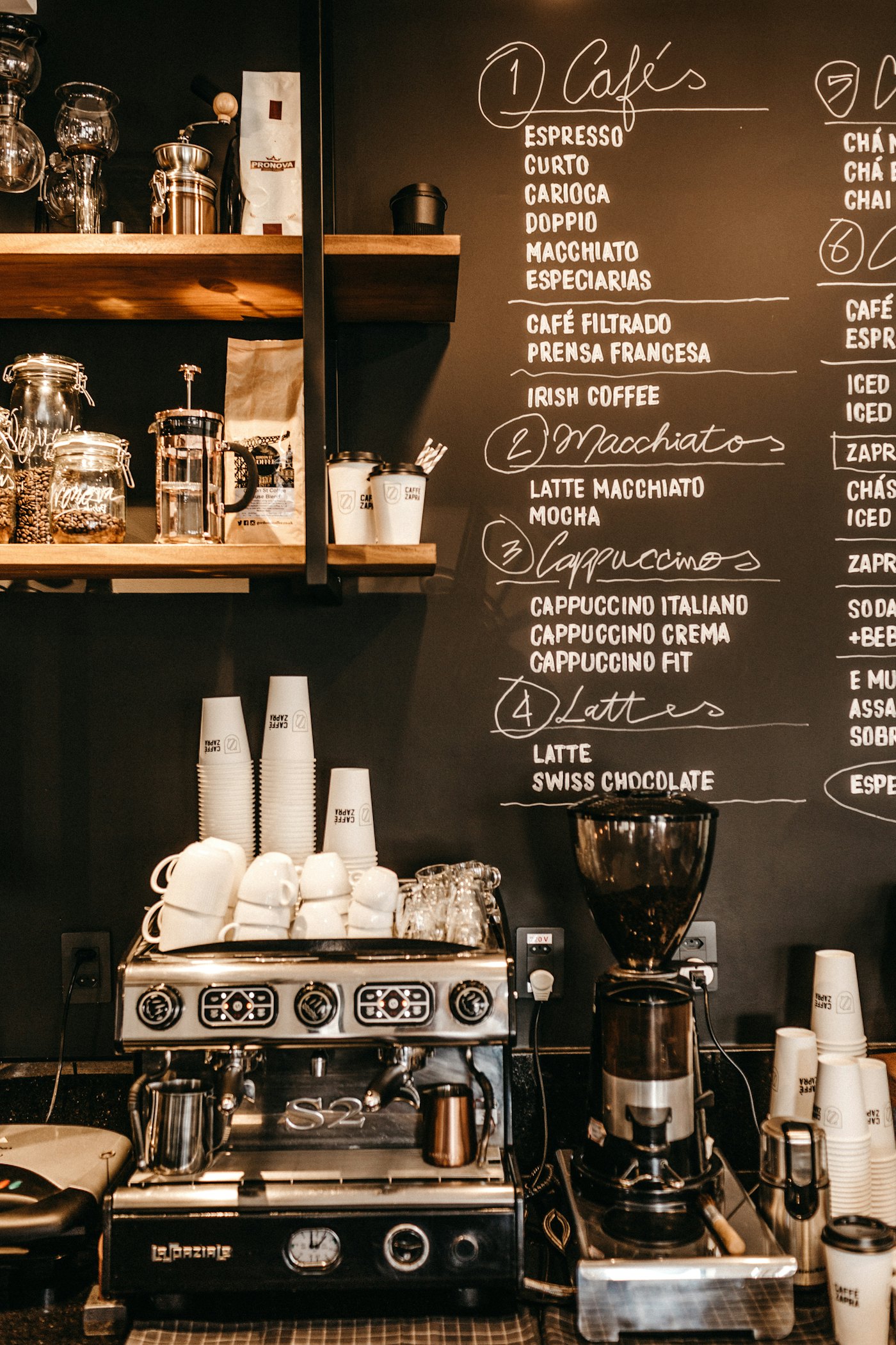 Coffee being poured